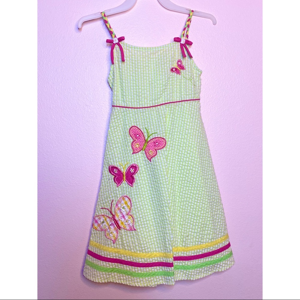 butterfly detailed dress